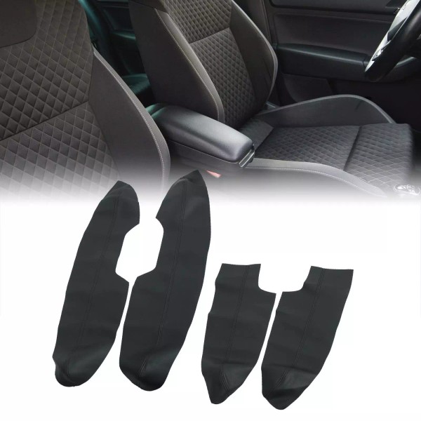 automall_tech 1 Set Car Front Rear Cover Armrest Cover Pad