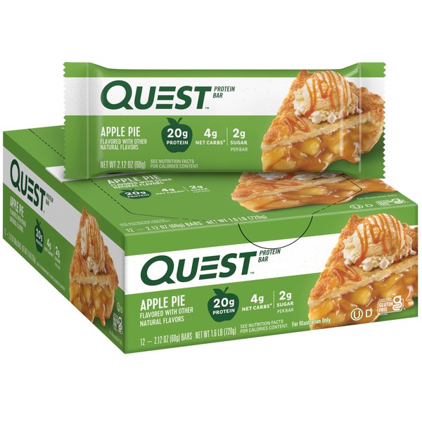 Quest Nutrition Quest Nutrition Apple Pie Protein Bar, 20g Protein,