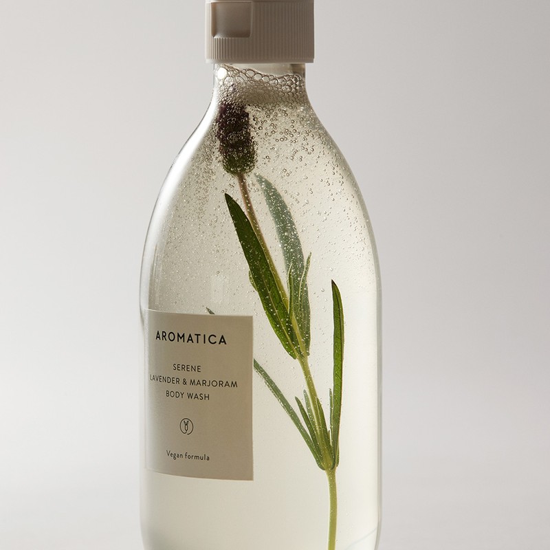 Aromatica Essential Body Wash for Perfect Rest, Soothing the Heart