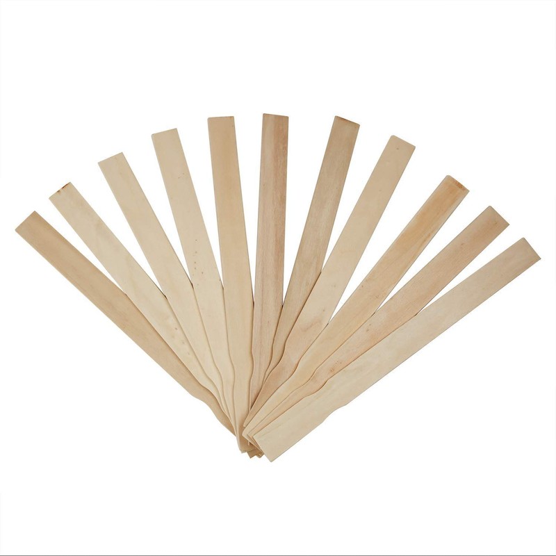 14'' Premium Grade Wooden Paint Paddles- Pack of 50ct