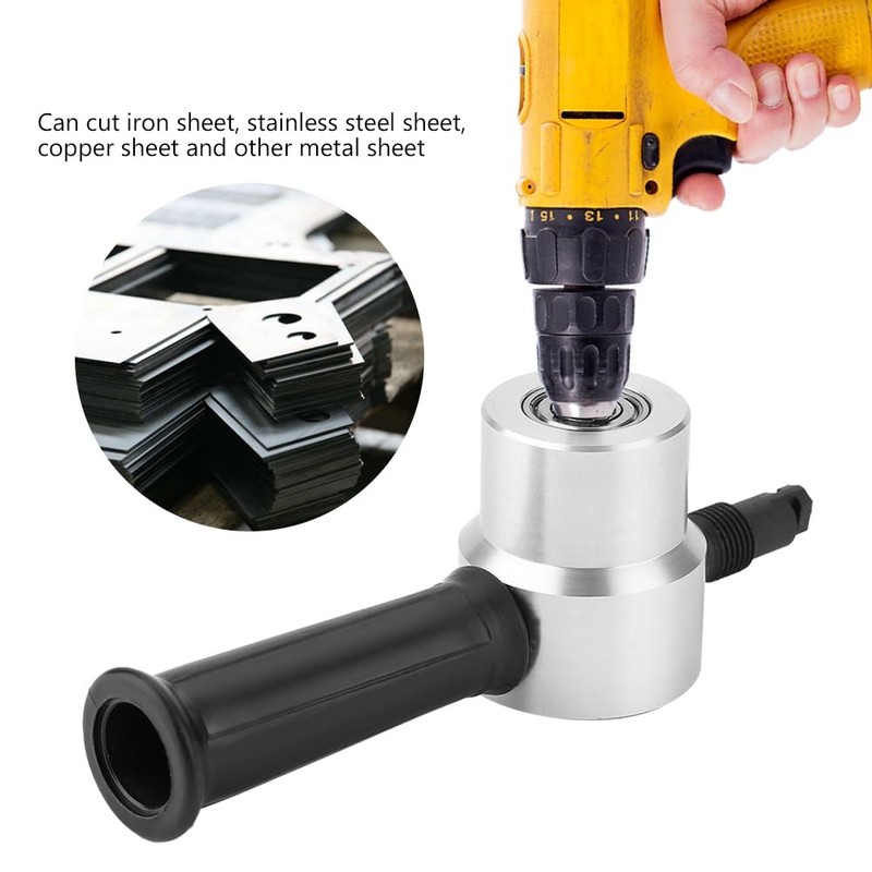 Portable Nibbler Cutting Tool, Electric Power Drill Attachment Used to