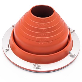 Cyvposm Silicone Stove Jack Kit for Tent,Flexible High Temp Tent Stove Jack Fitting Pipe OD 3" to 6-1/4" for Bell Tent/Yurt/Wood Burner