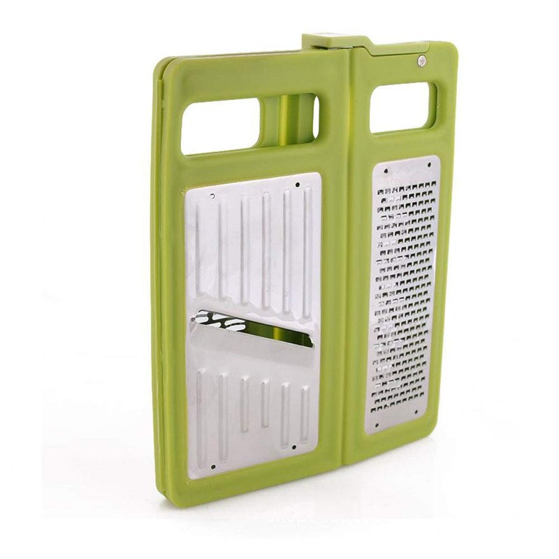 4 Sides Versatile Vtainless Steel Box Grater, Foldable Kitchen Gadget