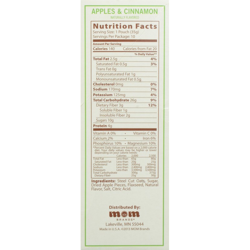 Post Better Oats Steel Cut Instant Oatmeal, whole grain, Apples