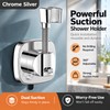360° Adjustable Handheld Shower Head Holder for Bathroom – No-Drill