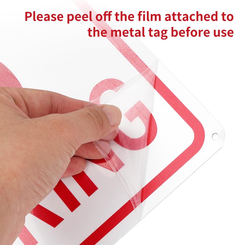 Decorniqu 4 Pack No Parking Signs 14"x10" UV Protected 40