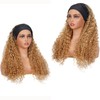 1B/27 Headband Wig Human Hair Deep Wave 16 Inches Ombre
