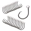 Mustad Ringed Demon Offset Circle 4X Strong Hook (25 Pack),