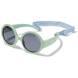 Mausito Baby Sunglasses 6-24 Months Girls Comparison Winner Children's Sunglasses 100% UV Protection Flexible Non-Toxic Sunglasses Children with Strap European Design Made for Children, mint