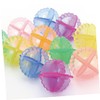 KOMBIUDA 4pcs Laundry Balls Reusable Softeners to Prevent Twisting Tangles
