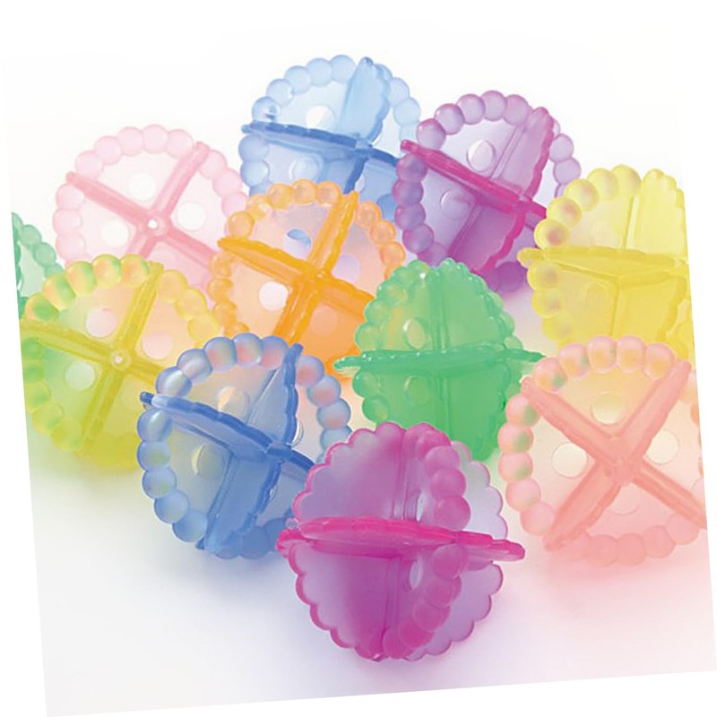 KOMBIUDA 4pcs Laundry Balls Reusable Softeners to Prevent Twisting Tangles