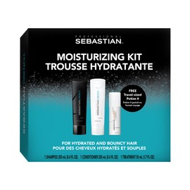 Sebastian Professional Drench Shampoo & Conditioner 8.4 fl oz, and Trial Size Potion 9 Leave-in Styling Treatment, 1.7 fl oz | Deep Moisturizing Trio Kit for Dry, Frizzy, or Chemically Treated Hair