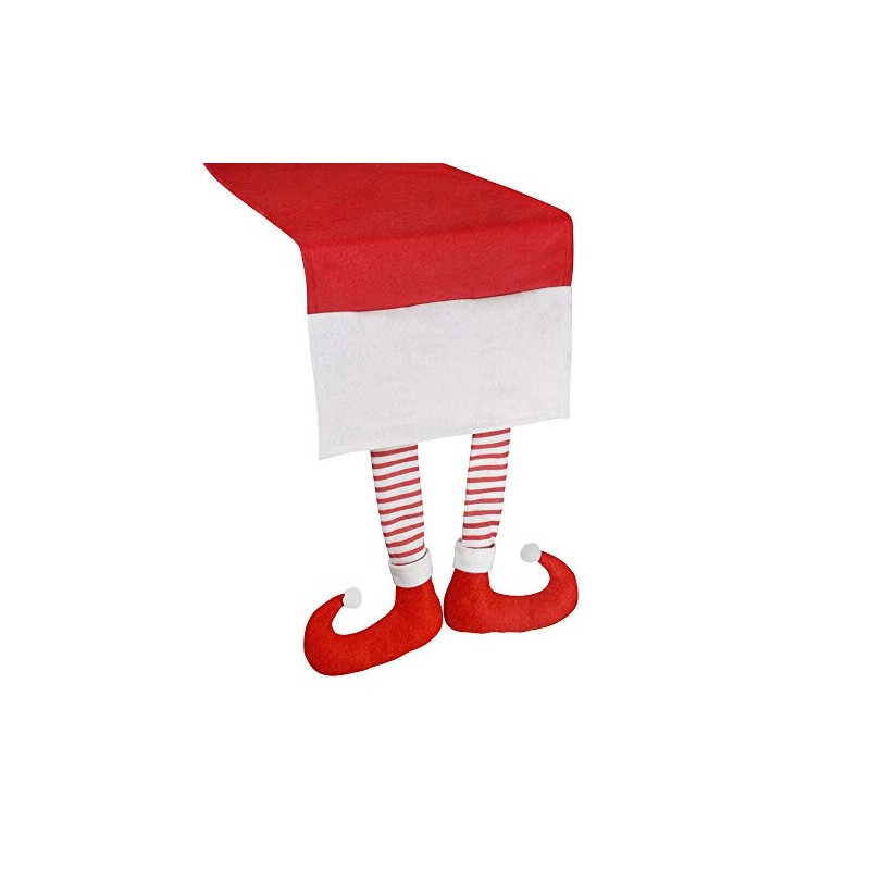30 x 176cm Christmas Elf Table Runner - 3D Elf