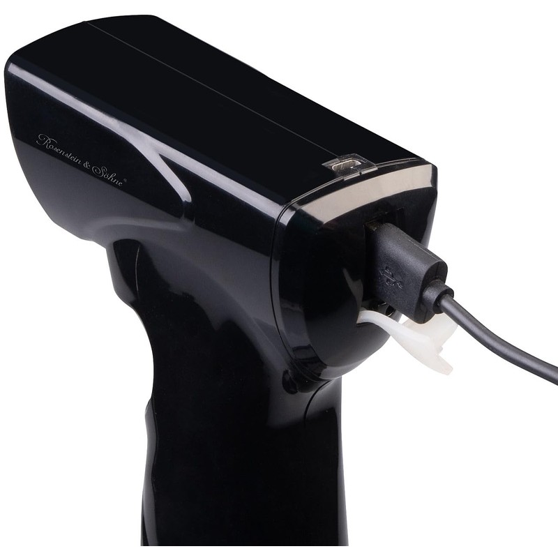 Rosenstein & Söhne Hand Blender, Stainless Steel Cordless Stick Blender
