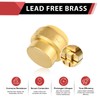 (Pack of 5) EFIELD 1/2 Inch Plug End Cap Push-Fit