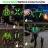 Light Up Suspenders LED Safety Lights for Walking at Night,