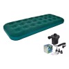 Ozark Trail Colchón Inflable Individual + Bomba Eléctrica Camping