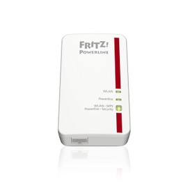 AVM FRITZ!Powerline 1240E/1000E WLAN Set (1,200 MBit/s, WLAN-Access Point, ideal für Media-Streaming oder NAS-Anbindungen, deutschsprachige Version, weiß)