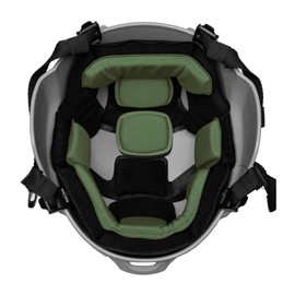 Tactical Helmet Pads, Universal Replacement EX Helmet Internal Memory Foam Pad Protective Mat for ACH Mich FMA EXF Helmet (Green & Black)