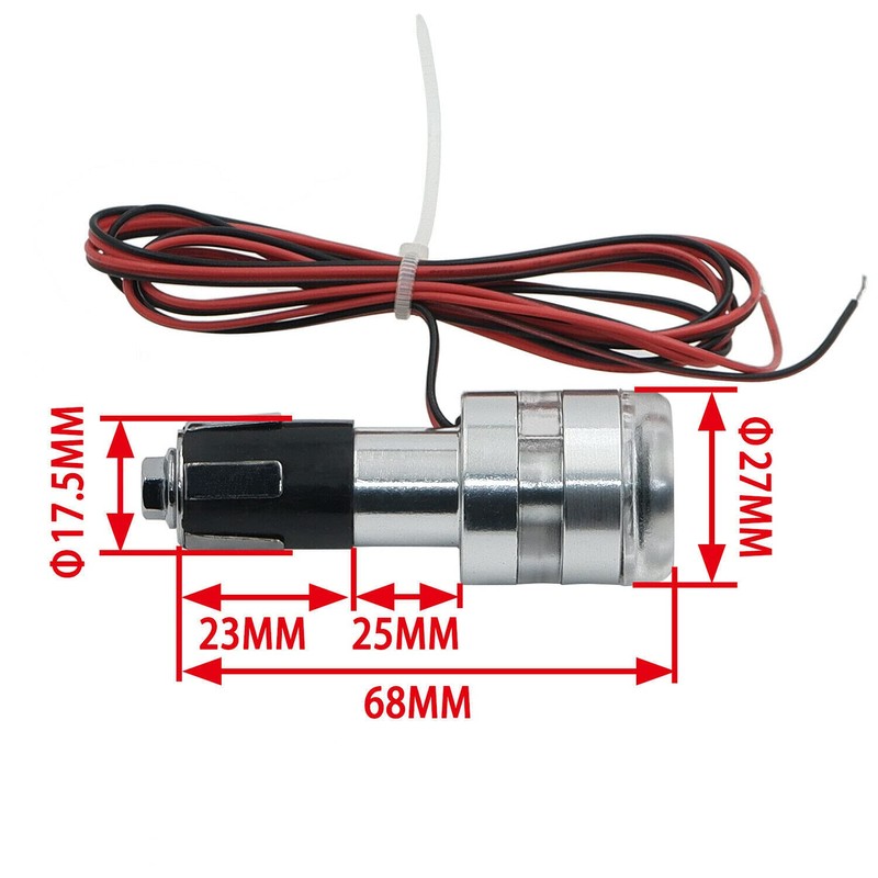 XKMT- 7/8" LED Handle Bar End Indicator Grip Turn Signal