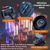 2 Pack Car LED Lights Interior, USB Light for Car