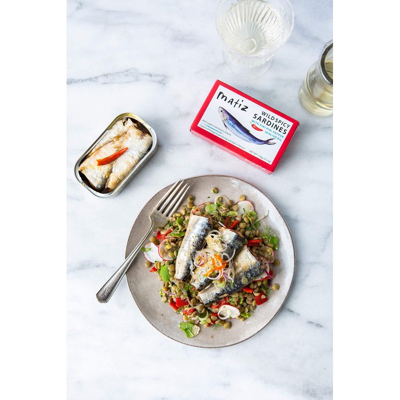 Matiz Spicy Wild Spanish Sardines in Olive Oil and Piri