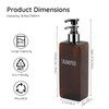 Segbeauty Shampoo and Conditioner Dispenser, 3 Packs 16.9oz Refillable Bathroom