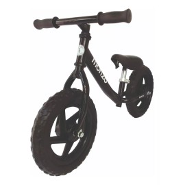 Monzó Bicicleta Sin Pedales Monzó Modelo M Negra, Balance Bike,