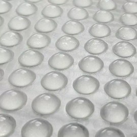 72 - 3/8" Round Rubber Bumpers Clear Surface Protector Pad Cabinet Crafts Feet