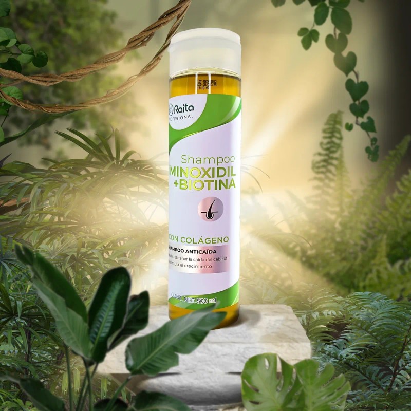 Shampoo Anticaída Crecimiento Capilar Cabello Con 3 Activos