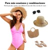 Cloeey Future Traje de Baño para Mujer, Estilo Completo (MX/US,