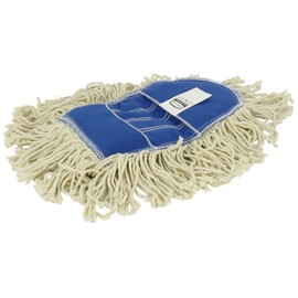 Rubbermaid FGU13000WH00 Kut-A-Way Wedge Mop Cut-End Dust Mop Head, White, Blanco