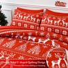 YIYEA Christmas Comforter Set, 7 Pieces Bed in a Bag,