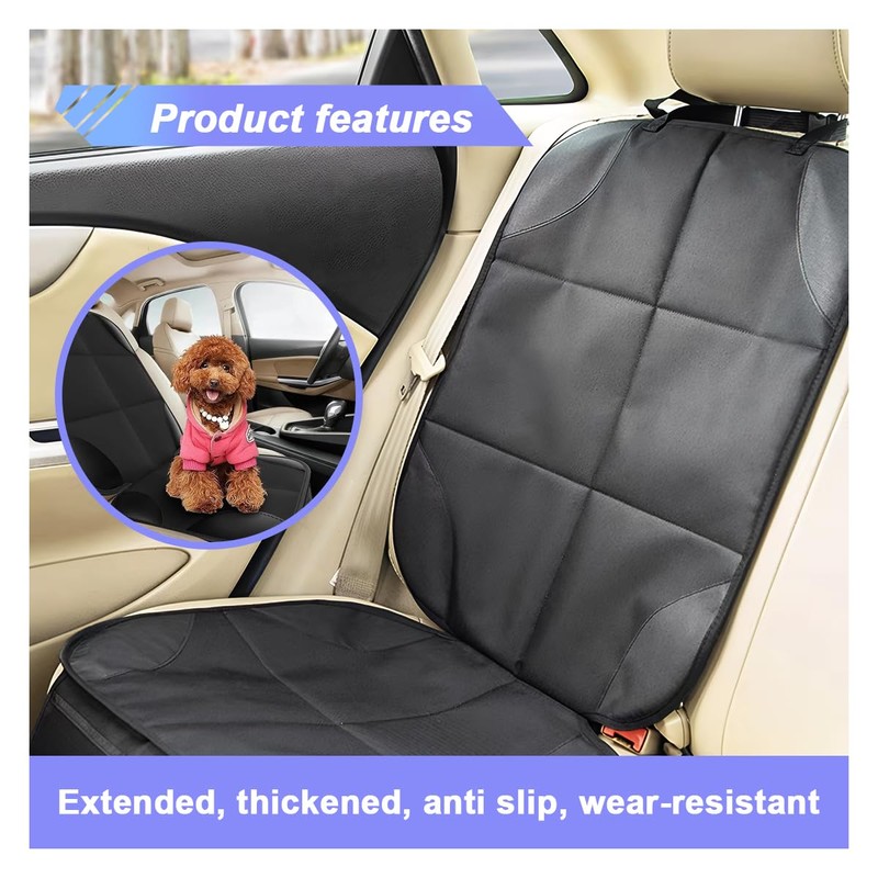 UHANBUT Car Seat Protector, Non-Slip Backing Car Seat Cushion with
