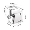Zuguachi Electric Meat Grinder, Multifunctional Household Food Processing Machine, Stainless