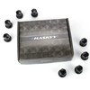 20 Aluminium Black Wheel Nuts Suitable for Original Alloy Wheels