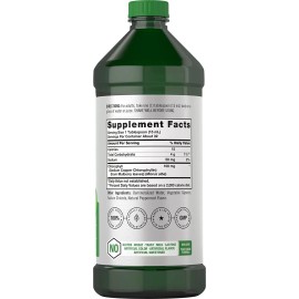 Horbäach Liquid Chlorophyll | 2 x 16 oz  | Vegetarian, Pepperment Flavor | by Horbaach