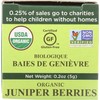 Spicely Organic Juniper Berries Whole 0.20 Ounce ecoBox Certified Gluten-Free