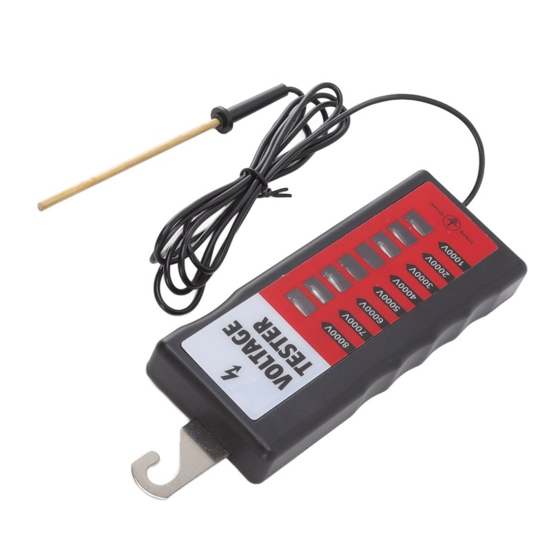 Electric Fence Tester LCD Screen Voltage Meter 10KV Portable Tool