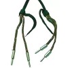 REPRODUCTION CLOTH COVERED PHONE RECEIVER PHONE CORD BROWN W500