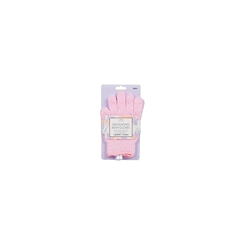 Spa Solutions - Guantes de baño exfoliantes