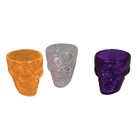 Bristol Novelty HI368 Skull Shot Glasses, Multi-Colour, One Size (Pack of 1)