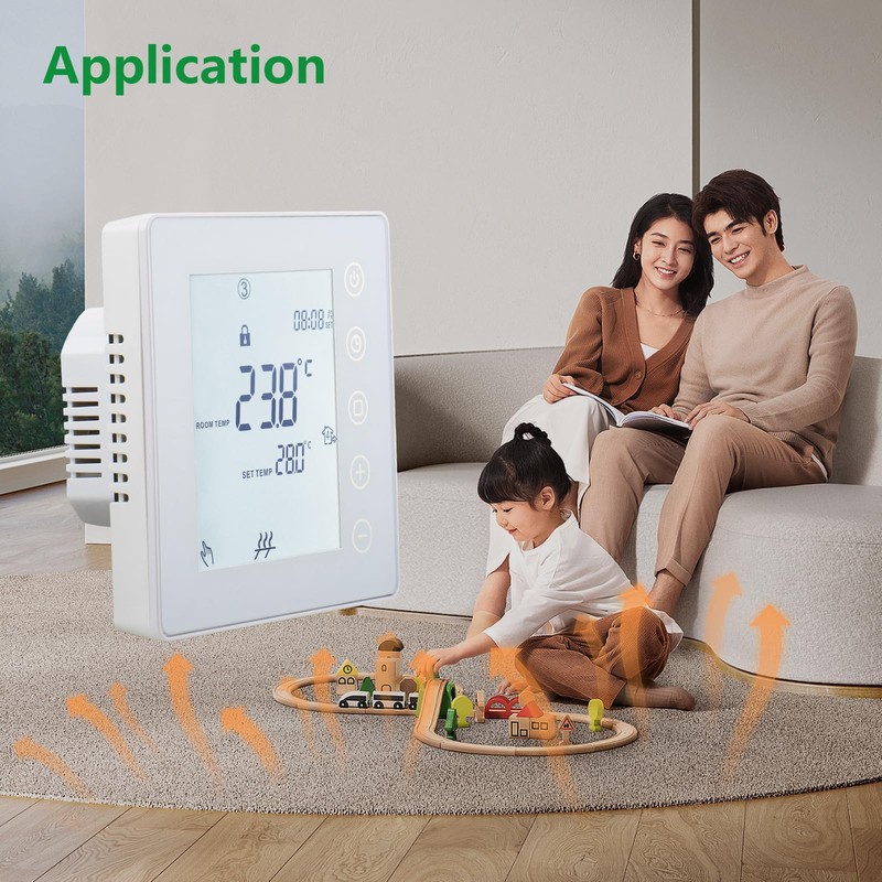 Wengart 24 V WiFi Heating Room Thermostat 7 Days Programmable