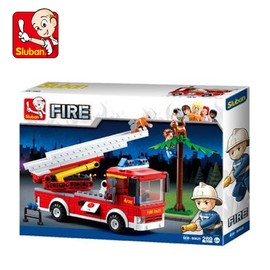 Sluban M38-B0625 Fire Aerial Ladder, Multi-Colors