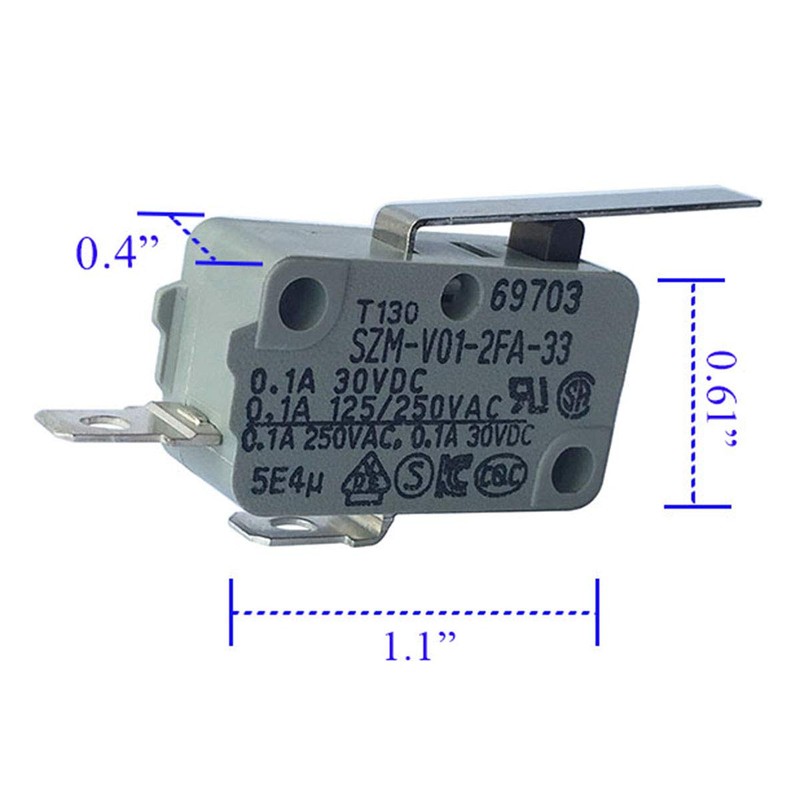 LONYE 6600JB3001C Refrigerator Dispenser Switch Replacement for LG Refrigerator SZM-V01-2FA-33