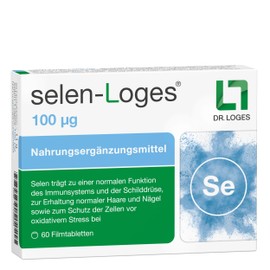 Selen-Loges 100 µg - 60 Film-Coated Tablets - Dietary Supplement with Selenium