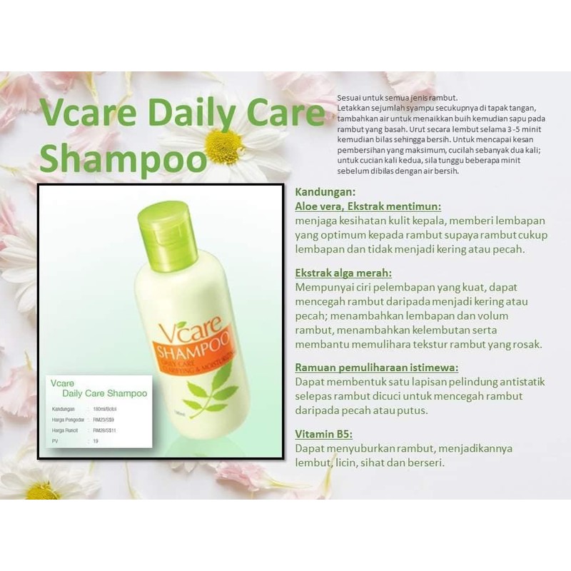 Shuang Hor 🔥💯 ORIGINAL🔥Shuang Hor Vcare Shampoo (Daily Care /
