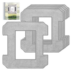 Muyohix 6 Stück für Ecovacs Winbot W1 Pro/W1/W2 Omni/W2 Reinigungstuch Ersatzteile, Waschbare Mikrofaser Wischtücher Reinigungspad für Ecovacs Winbot Fensterputzroboter, Reinigt effektiv Flecken/Staub