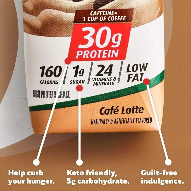 Premier Protein Malteada Café Latte 12 Pack