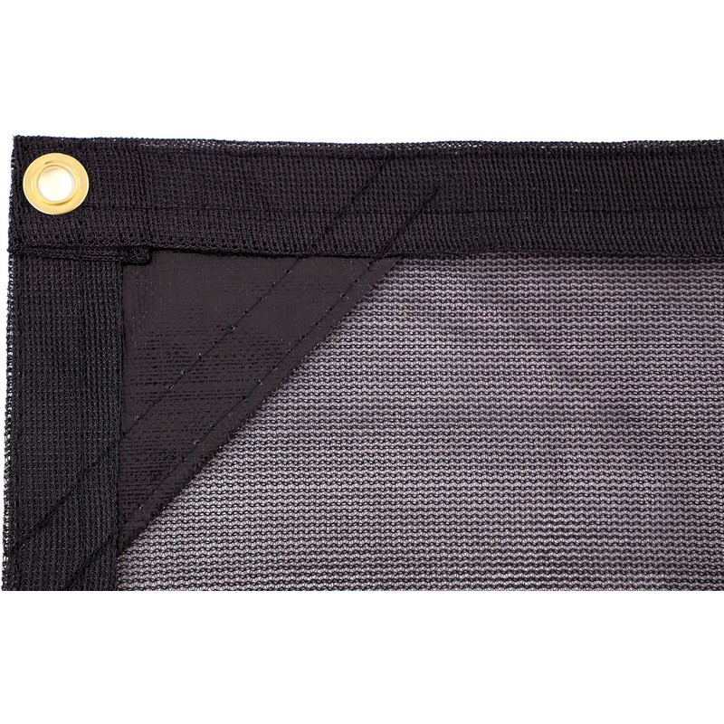 Kotap 8 x 14 Ft. Shade/Truck Black Mesh Tarp for